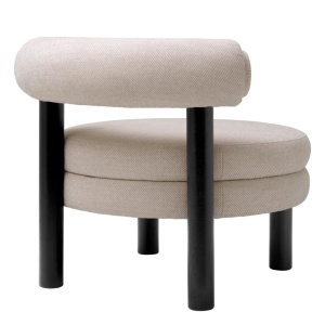Fotoliu elegant design LUX Zoey, Fisher sand - Img 4