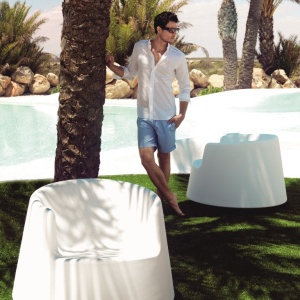 Fotoliu lounge design modern, exterior, interior, ROULETTE 61002 Vondom - Img 6