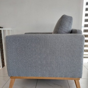 Fotoliu MILTON 1 SEATER LIGHT GREY - Img 5