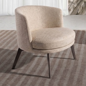 Fotoliu modern elegant Cream fabric