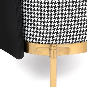 Fotoliu modern ultra confortabil Black-Gold - Img 6
