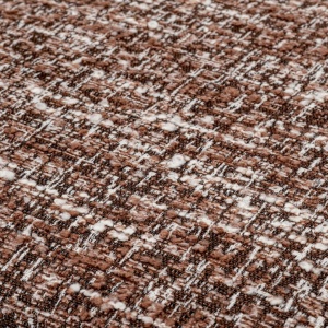 Fotoliu pivotant design LUX Merida, Boucle sonata red - Img 9