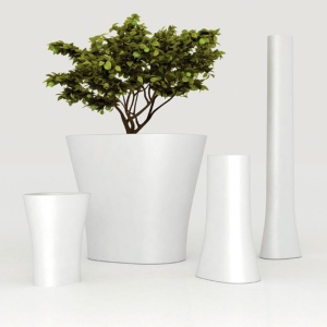 Ghiveci de flori / Jardiniera plante design decorativ modern pentru amenajari interioare si exterioare, BONES PLANTER 57002R Vondom