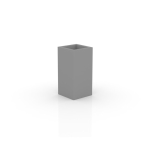 Ghiveci plante design decorativ modern exterior / interior CUBE POT 50x50x100cm - Img 2
