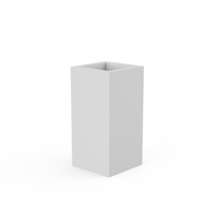 Ghiveci plante design decorativ modern interior / exterior HIGH CUBE mini 18x18x36cm - Img 3