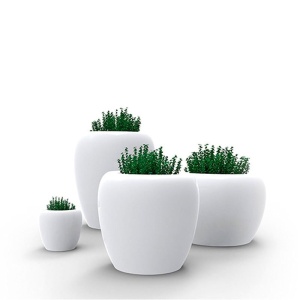Ghiveci plante, flori design decorativ modern pentru amenajari interioare si exterioare, BLOW PLANTER 55020R Vondom