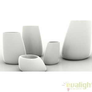 Ghiveci plante, flori design decorativ modern pentru amenajari interioare si exterioare, STONE PLANTER 55012R Vondom - Img 3
