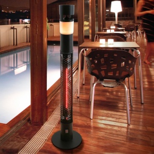 Încalzitor electric de exterior IP55 cu iluminat LED RGB Heat Sound SV-748719