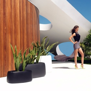 Jardiniera plante design decorativ exterior/interior Organic JARDINIERE 90x45x39cm - Img 2