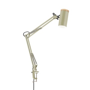 Lampa cu brat articulat si sistem de prindere masa, Gili verde deschis