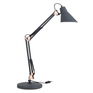 Lampa de birou cu brat articulat Bachelor LA 4-1188 schwarz-cu OR