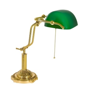 Lampa de birou din alama design clasic Banker
