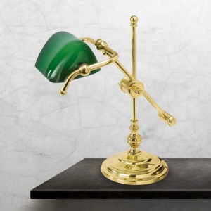 Lampa de birou din alama design clasic Banker - Img 2