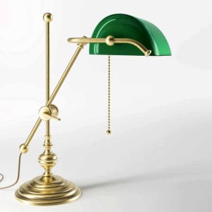 Lampa de birou din alama design clasic Banker - Img 2