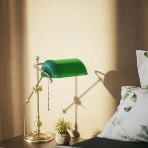 Lampa de birou din alama design clasic Banker - Img 12
