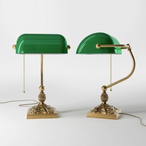 Lampa de birou din alama design clasic Banker - Img 4