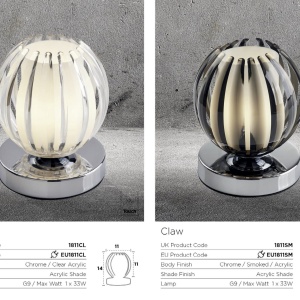Lampa de masa cu design decorativ Claw EU1811SM SRT 44859 universul-luminii.ro