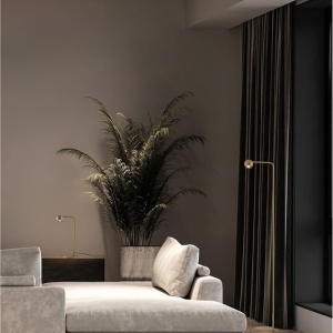 Lampa de masa cu spot LED SFERA aurie - Img 2