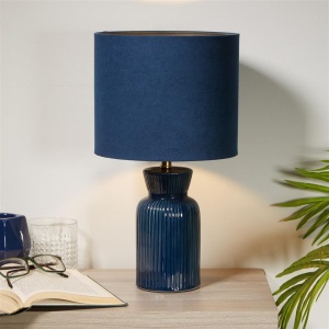 Lampa de masa decorativa Ava navy, 2, universul-luminii.ro