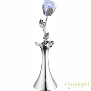 Lampa de masa decorativa, trandafir cu iluminat LED RGB JIMMY 28112 GL 180939 universul-luminii.ro