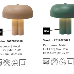 Lampa de masa design scandinav minimalist Sandro verde inchis - Img 7