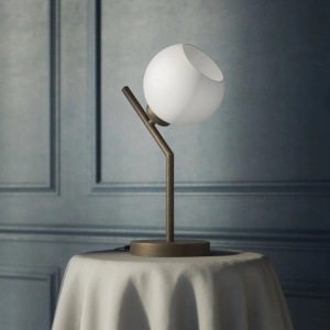 Lampa de masa din alama stil modern Art Deco Spheres - Img 4