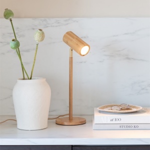 Lampa de masa Eco din Bambus Java GU10, natural 243759 universul-luminii.ro
