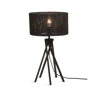 Lampa de masa eco din iuta Iguazu 5-legs bl/30x16, bl