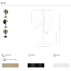 Lampa de masa moderna design LUX - Img 9