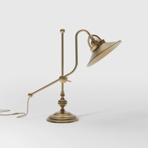 Lampa de masa stil industrial din alama personalizabila Alice - Img 3