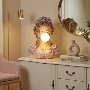 Lampa de masa sub forma de bust LADY 60cm - Img 2