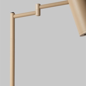Lampa de podea din metal cu brat articulat Bilbao bej 248669 universul-luminii.ro