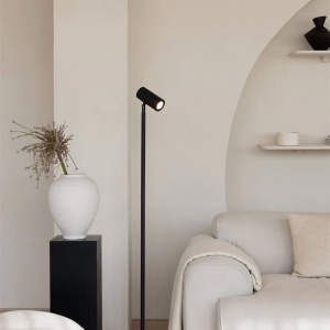 Lampa de podea Eco din Bambus Java GU10, negru 167039 universul-luminii.ro