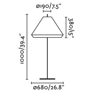 Lampa de podea iluminat exterior decorativ SAIGON 120/W70 gri/maro 217459 universul-luminii.ro