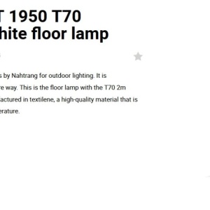 Lampa de podea iluminat exterior decorativ SAIGON 195/T70 gri/crem 217419 universul-luminii.ro