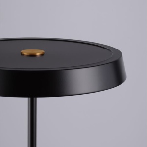 Lampa de podea LED design modern VETRO negru, D-40cm 232889 universul-luminii.ro