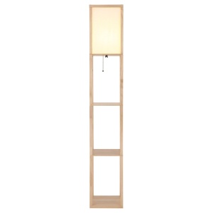 Lampa de podea tip raft din lemn maro TABITHA - Img 4