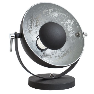 Lampa design retro diametru 40cm Studio negru/ argintiu A-37222 VC