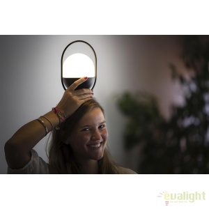 Lampa LED portabila design funny TAKE AWAY Black 01016 47029 universul-luminii.ro