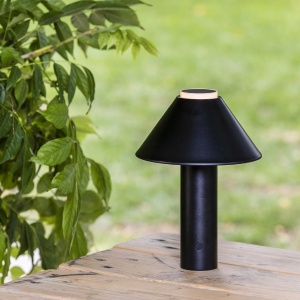 Lampa LED portabila design japonez FUJI Black 74465 90149 universul-luminii.ro