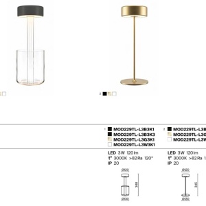 Lampa portabila cu baterii AI design alb 231159 universul-luminii.ro