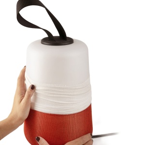 Lampa portabila exterior IP54 MUNA alb/orange - Img 5