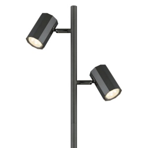 Lampadar cu 2 Spoturi directionabile JAMES gri 162149 universul-luminii.ro