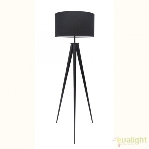 Lampadar cu trepied design elegant Tripod negru A-38683 VC - Img 1