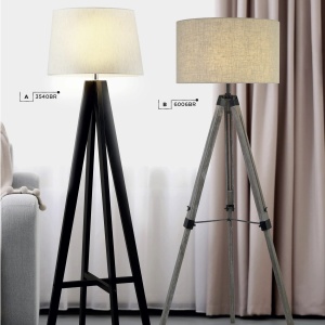 Lampadar de podea cu trepied design elegant Easel EU6006BR SRT 74369 universul-luminii.ro