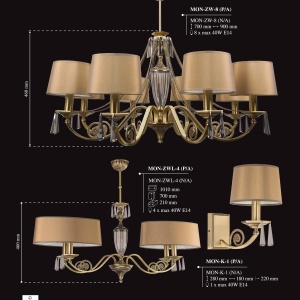 Lampadar design clasic cristal Asfour Monza - Img 8