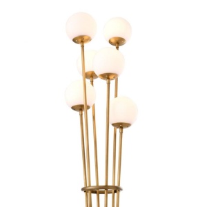 Lampadar design LUX cu 6 surse de lumina Tortora, alama antic 112759 HZ 70719 universul-luminii.ro