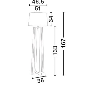 Lampadar design modern Alma NVL-60202 94859 universul-luminii.ro