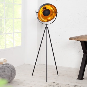 LAMPADAR DESIGN RETRO Studio negru/ auriu A-36617 VC 63719 universul-luminii.ro