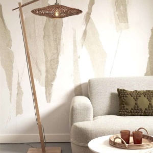 Lampadar eco din bambus cu ratan Zanzibar L nat./55cm, nat 121839 universul-luminii.ro